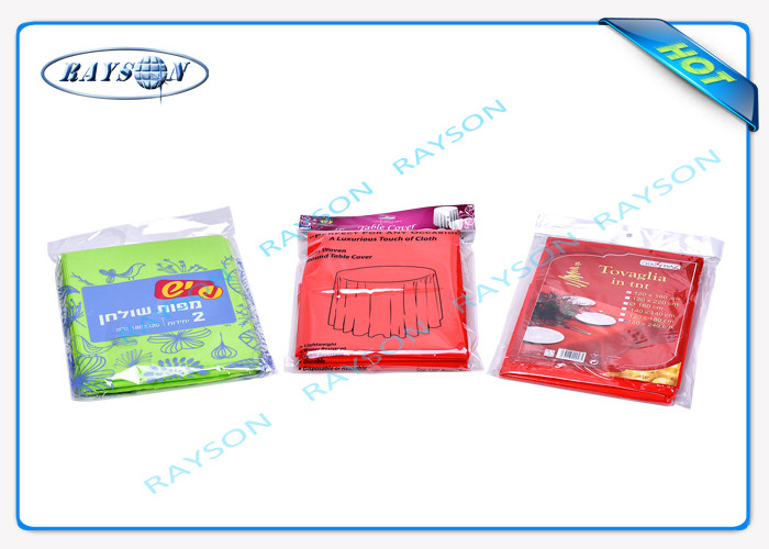 Hotel / School Use Non Woven Tablecloth with Independent Packed