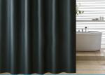 Black Shading Bathroom Shower Curtains 100% PEVA Waterproof Thickening