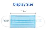 Blue Disposable Dust Mask with ISO13485 Certificate Earloop Typeiir 3ply Face