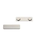 Strong ABS Magnetic Name Badge Holders with Steel Back Plate Fastener and 3M