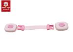 Pink Strap Toddler Safety Cabinet Locks , Door Handle Locks For Child Safety