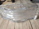 SGS Indoor Office Wall Tiling Leaded Wavy Pattern K9 Glass