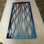 Mirror Pvd Color Stainless Steel Room Divider Mill Edge Arbitrary Length