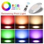 IP68 Fully Sealed Waterproof Single Color 160*7.5mm Ultra Slim Pool Submersible