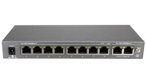 Wholesale 250W 10 100 1000Mbps 10 Port PoE Switch 207 * 95 * 26mm Port Power Automatically Assigned from china suppliers