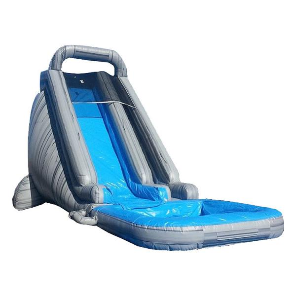 Pvc Park Giant Inflatable Slip And Slide For Adult , Blow Up Waterslide Rental
