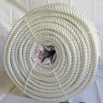 Hot Sale 42mm White Color Nylon Rope 3 Strand Marine Ropes