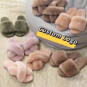 Wholesale Solid Pattern Summer Slip On Sandals With Synthetic Material OEM from china suppliers