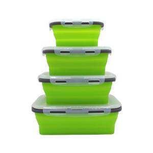 Wholesale Leakproof Microwavable Portable Foldable Tiffin Box from china suppliers
