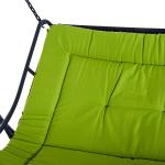 Polyester Cushion AJUNION Outdoor Swing Canopy Hammock 3 Seater Patio Swing