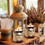 Customized village wooden tea light cylinder candle holder Bride shower Wedding