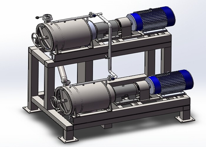 Mirror Welding 2050mm 1000kg/H Cane Pulping Machine