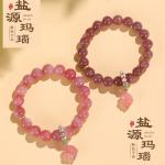 925 Sterling Silver Handmade Black Agate Red Agate Turquoise Beaded Bracelets