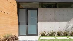 Patio Single Panel Aluminium Casement Hinged Glass Door Customized Profile Color