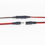 5.5mm x 2.1mm 10 inch (30cm) DC Power Pigtail Extension Cable Male