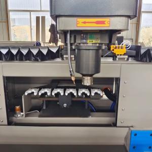 Wholesale Aluminum Profile Machining Centers Working With Lock Holes Water Slots Grooves Milling And Cutting The Profile End Face from china suppliers