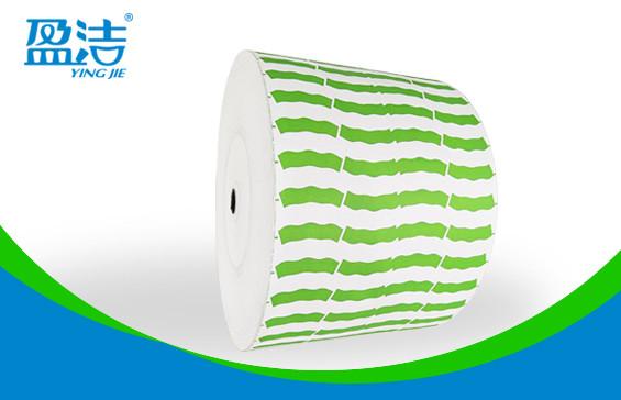 Quality Green Color  Printed Paper Roll ,Width Of 835mm For 9 OZ Paper Cups for sale