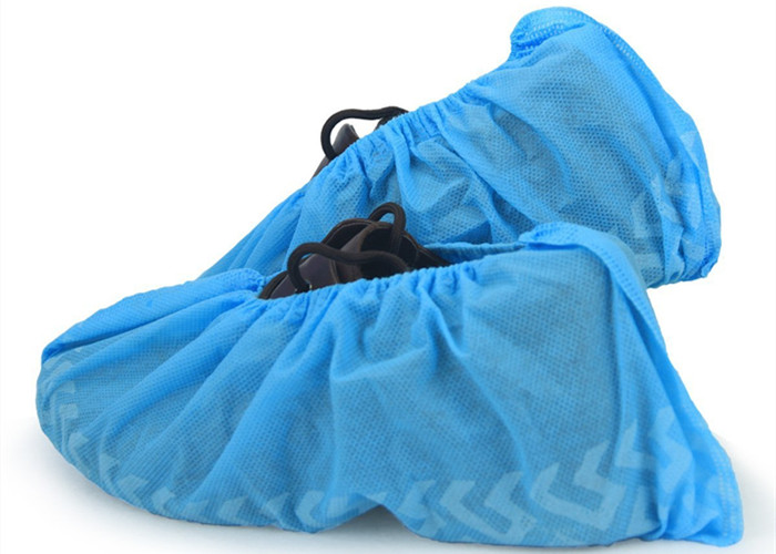 CE FDA ISO13485 Anti Skid 16*40cm Non Woven Shoes Cover