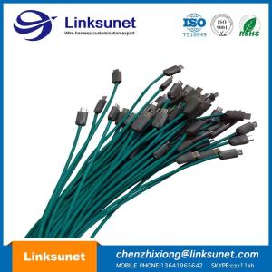 Wholesale UL94 V - 0 USB - MIC 5PIN Plug Injector Wiring Harness Customized Mold from china suppliers