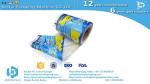 Customized color printing plastic film roll for flour powder packaging