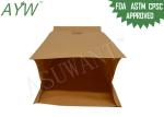 Eight Side Sealed Coffee Tea Bags Flat Bottom Kraft Paper With Top Load