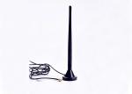 Plastic SMA Whip Antenna , GPRS Magnet Base Antenna 850M / 900M / 1900M / 1900M