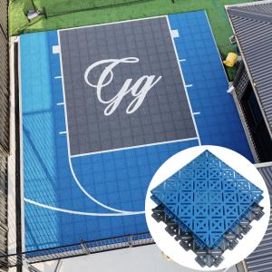 Wholesale PP Interlocking 3x3 Basketball Streetball Court Flooring Tiles Easy To Install from china suppliers