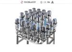 Donjoy Double Seat Mixproof Valves Manifold For Food Beverage Processing