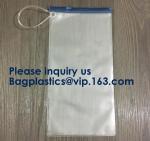 Custom Waterproof Clear PVC Slider k Bubble Cosmetic Bags,Clear PVC PP OPP PE