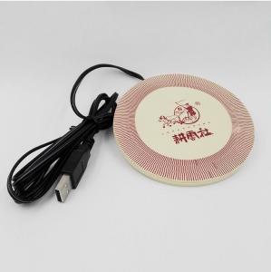 China 2016 Hot USB Heat Warmer Silicone Cup Mat / Coffee Coaster With Embossed Logo on sale