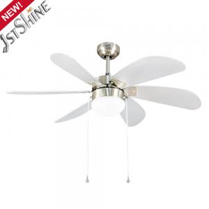 Wholesale 42 Inch 6 MDF Blades Modern Pull Chain Ceiling Fan With Light from china suppliers