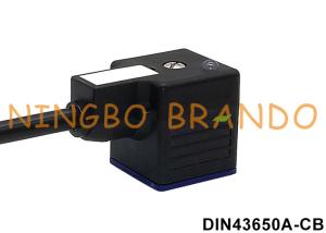 Wholesale DIN43650A IP67 Molded Cable Solenoid Valve Connector With LED from china suppliers