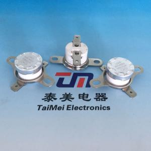 Wholesale Termostatos ksd301 250v/10a Bimetal Resettable Flanged Thermal Switch Deep Fryer Thermostat from china suppliers