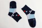 Anti - Bacterial Elastane Sports Ankle Socks With Sweat - Absorbent Material