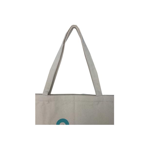 Durable Printed Canvas Shopping Bags 12Oz Plain Canvas Tote Bags