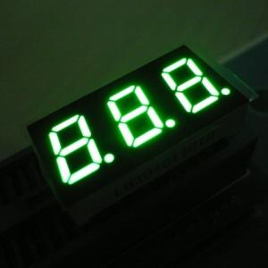 Wholesale Triple Digit Pure Green 7 Segment LED Display Common Anode from china suppliers