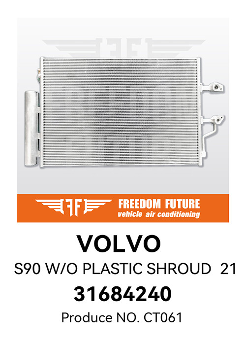 18-24 XC60 S90 V90 Volvo AC Condenser Oem 31684240 Evaporator Condenser