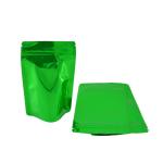 Green k Stand Up OPP Foil Resealable Bags