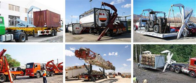 20FT 40FT Container Side Loader Trailer , Box Loader Container Side Lifter Truck