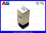 Boxes for vials Holographic Small 10ml Vial Boxes / Eco Friendly Pharmaceutical