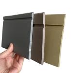 Eco-friendly Rubber Skirting Board Vinyl Baseboard 30% Deposit 70% Balance