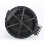 3L/5L/8L/12L/20L/30L SS Round Trash Bin Stainless Steel Rolling Cover Foot Pedal