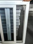 Horizontal Customized Kitchen UPVC Sliding Window Engineered Vinyl Sliding