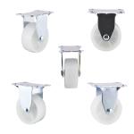 2in 66lbs White PP Direction Wheel Rigid Light Duty Casters For Sale