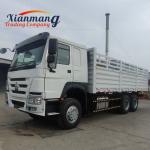 Customized Sinotruk HOWO 6X4 371HP 400HP 35t Used Cargo Truck 3 Axles Draw Bar
