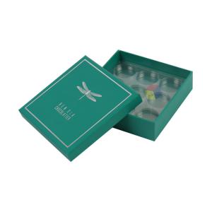 Wholesale Small Square Custom Logo Luxury Paper Cardboard Chocolate Gift Box Packaging With Plastic Tray from china suppliers
