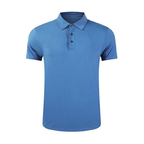 UA Sports Fitness Casual Nylon Polo Shirts Quick Dry Breathable Sapphire Blue T