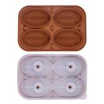 MHC Factory Wholesale Ice Cube Tray Shapes Funny With Lid Balls 3D Rugby