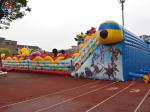 Factory Mickey Pan Themed Inflatable House And Slide Jumping Castle