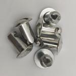 Universal Silver Aluminum 5/16".500" 1/4 Quick Turn Dzus Small Head Sprint Car